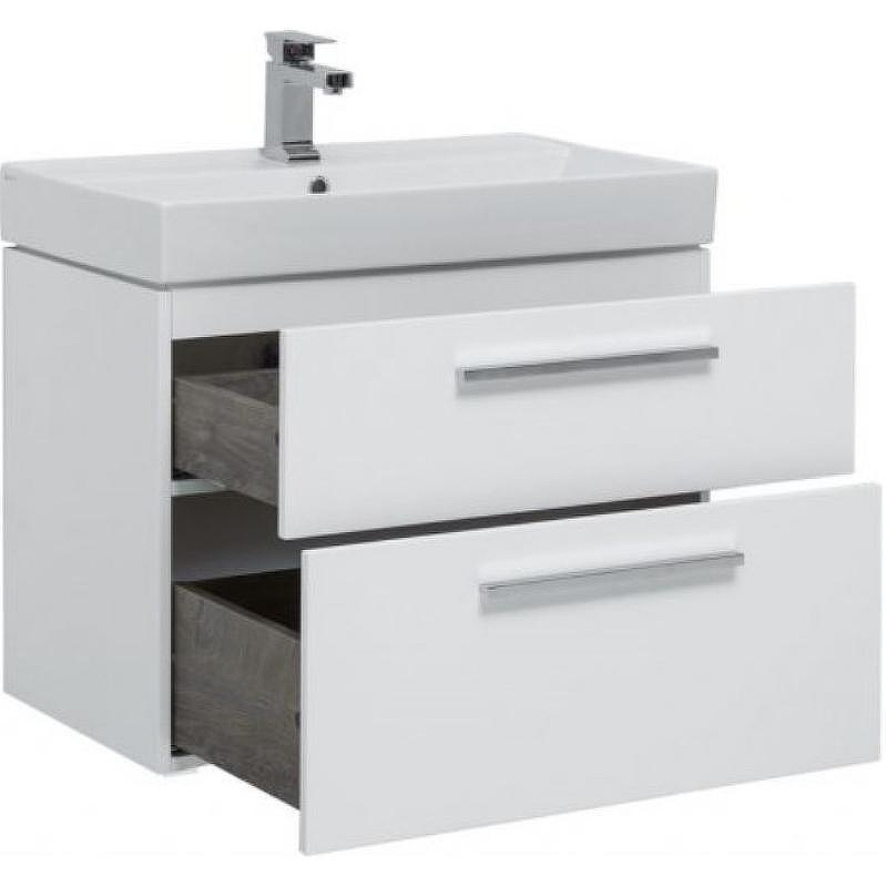 Тумба под раковину Aquanet Nova 85 249920 подвесная Белый глянец, купить, цена, заказать, магазин, доставка, скидка, промокод, купить, цена, заказать, магазин, доставка, скидка, промокод
