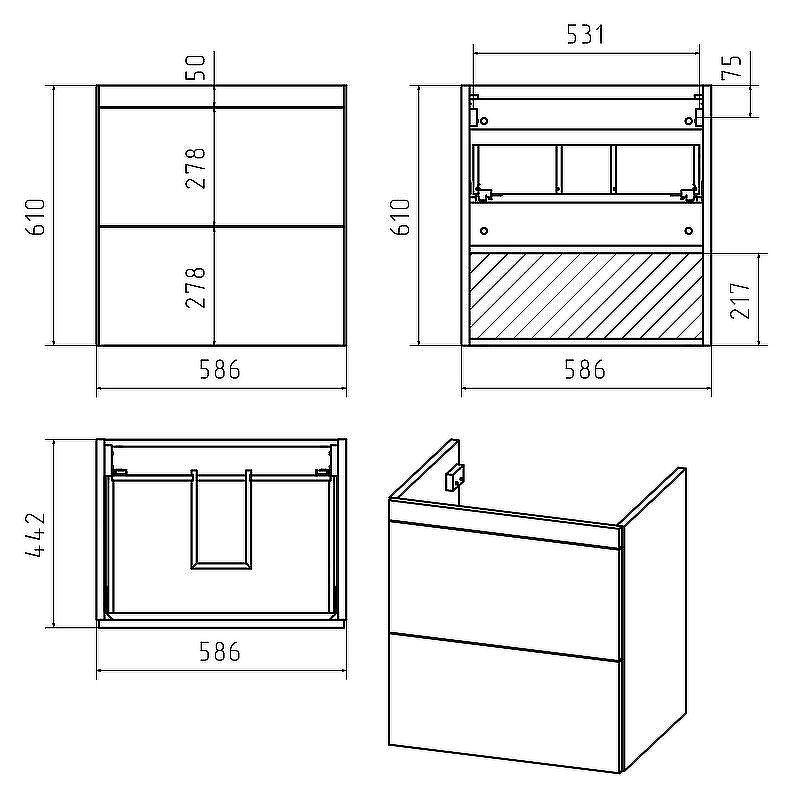 Misty Атлантик 60 УТ000011690 подвесная, купить, цена, заказать, магазин, доставка, скидка, промокод, купить, цена, заказать, магазин, доставка, скидка, промокод