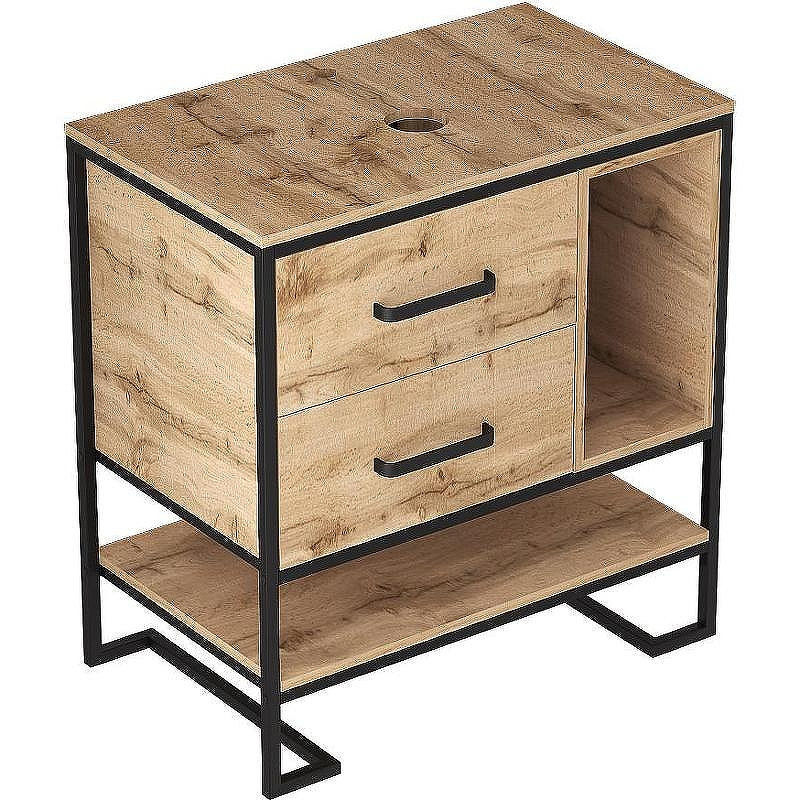 Тумба под раковину 1MarKa Grunge Loft 80Н Ц0000005442 Дуб Вотан, купить, цена, заказать, магазин, доставка, скидка, промокод, купить, цена, заказать, магазин, доставка, скидка, промокод