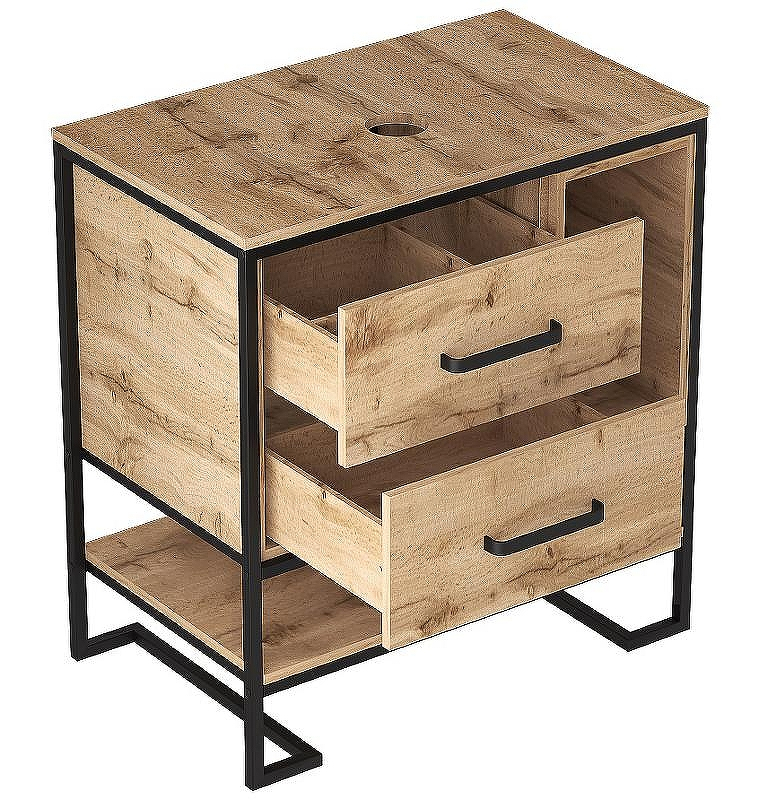 Тумба под раковину 1MarKa Grunge Loft 80Н Ц0000005442 Дуб Вотан, купить, цена, заказать, магазин, доставка, скидка, промокод, купить, цена, заказать, магазин, доставка, скидка, промокод