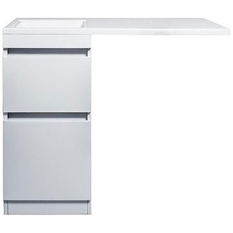 Тумба под раковину Style Line Даллас Люкс Plus 100 СС-00002346 Белая, купить, цена, заказать, магазин, доставка, скидка, промокод, купить, цена, заказать, магазин, доставка, скидка, промокод