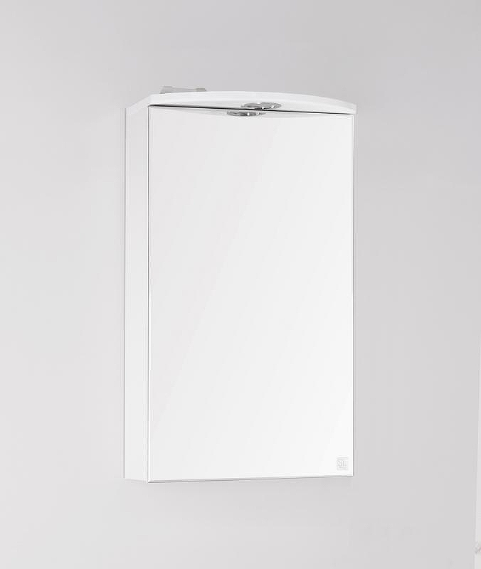 Зеркальный шкаф Style Line Эко стандарт Альтаир 40 С с подсветкой Белый, купить, цена, заказать, магазин, доставка, скидка, промокод, купить, цена, заказать, магазин, доставка, скидка, промокод