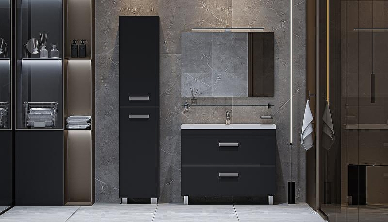 Тумба под раковину Velvex Orlando 100 tn.ORL.CLA.100.2Y Графит, купить, цена, заказать, магазин, доставка, скидка, промокод, купить, цена, заказать, магазин, доставка, скидка, промокод