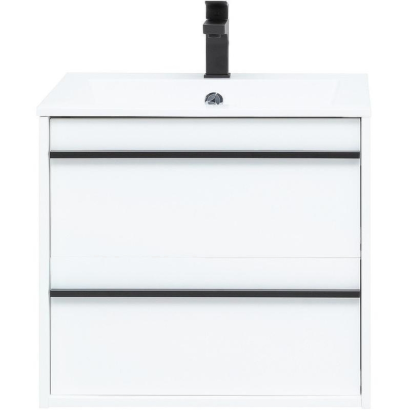 Тумба с раковиной Aquanet Lino 60 271943 подвесная Белая матовая, купить, цена, заказать, магазин, доставка, скидка, промокод, купить, цена, заказать, магазин, доставка, скидка, промокод