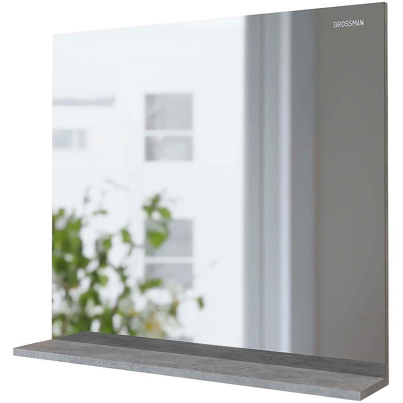 Зеркало Grossman Эдванс 80 208007 Цемент светлый, купить, цена, заказать, магазин, доставка, скидка, промокод, купить, цена, заказать, магазин, доставка, скидка, промокод