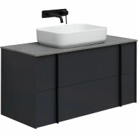Тумба под раковину Allen Brau Reality 100 1.32007.AM подвесная Антрацит матовый, купить, цена, заказать, магазин, доставка, скидка, промокод, купить, цена, заказать, магазин, доставка, скидка, промокод