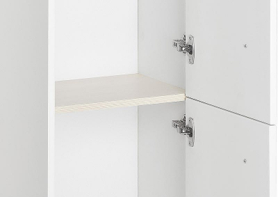 Шкаф пенал ASB-Woodline Риола 40 12420 подвесной Белый