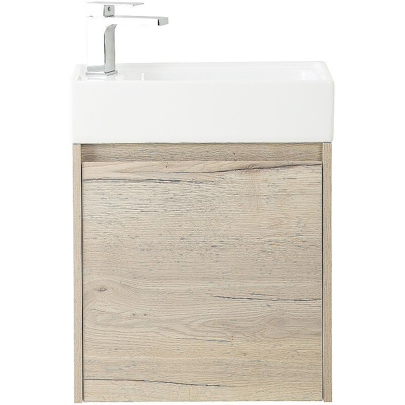 Тумба под раковину BelBagno Kraft Mini 50 L KRAFT MINI-500/260-1A-SO-RGB-L подвесная Rovere Galifax Bianco, купить, цена, заказать, магазин, доставка, скидка, промокод, купить, цена, заказать, магазин, доставка, скидка, промокод