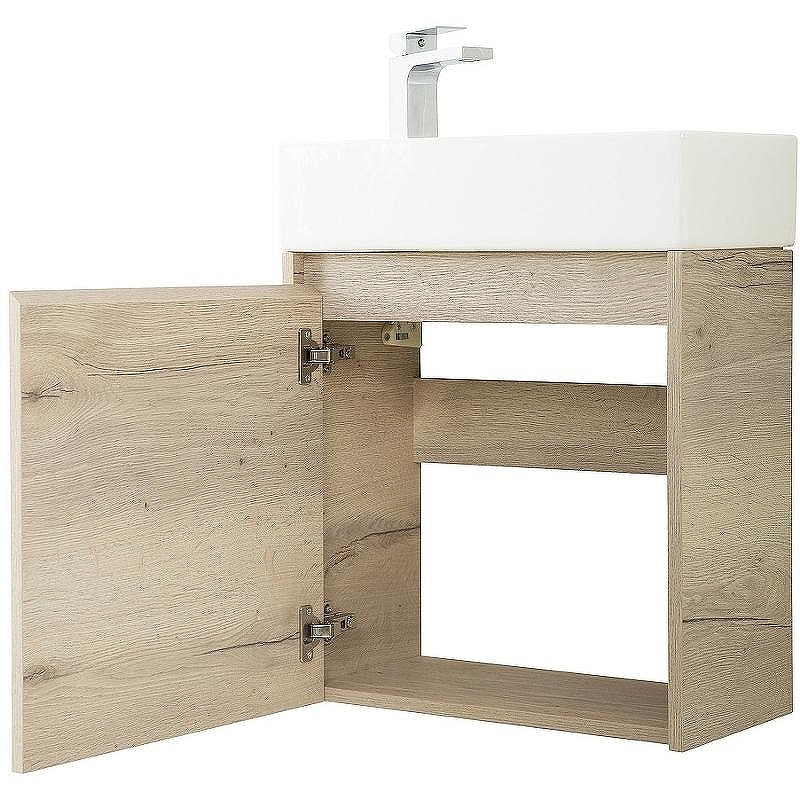 Тумба под раковину BelBagno Kraft Mini 50 L KRAFT MINI-500/260-1A-SO-RGB-L подвесная Rovere Galifax Bianco, купить, цена, заказать, магазин, доставка, скидка, промокод, купить, цена, заказать, магазин, доставка, скидка, промокод