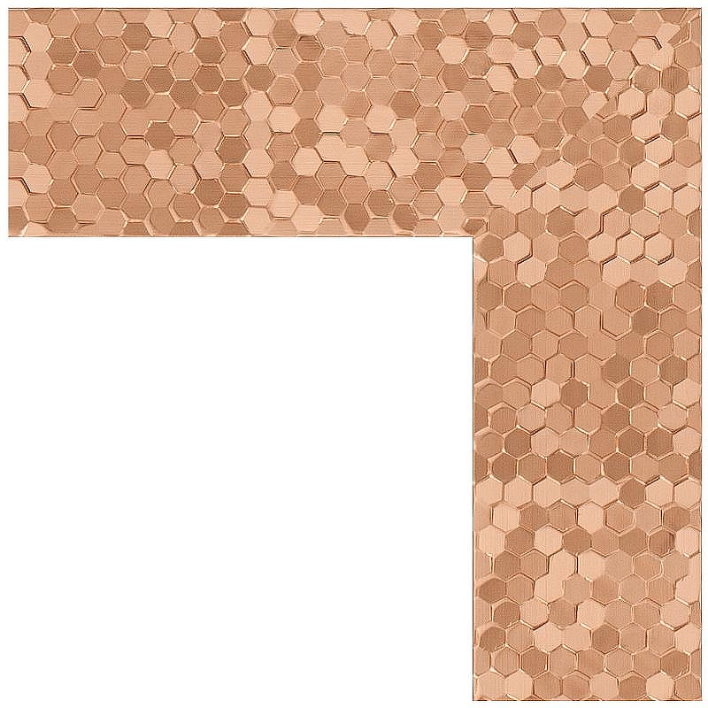 Зеркало Evoform Definite 86х66 BY 3178 в багетной раме - Соты медь 70, купить, цена, заказать, магазин, доставка, скидка, промокод, купить, цена, заказать, магазин, доставка, скидка, промокод