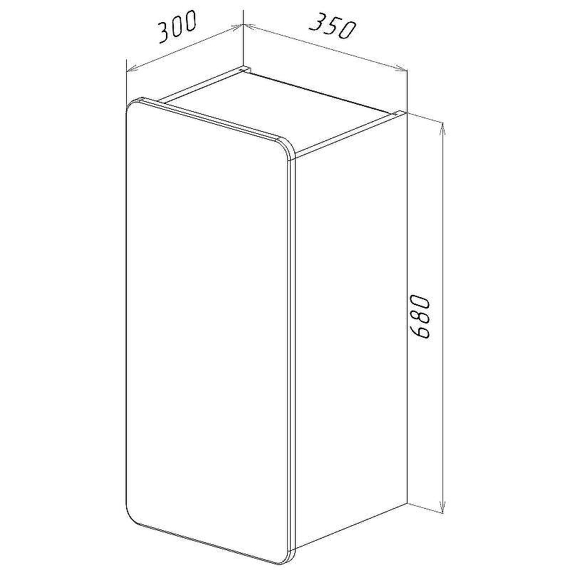 Подвесной шкаф Lemark Olivia 35 LM08OL35PL Белый глянец Дуб Кантри, купить, цена, заказать, магазин, доставка, скидка, промокод, купить, цена, заказать, магазин, доставка, скидка, промокод