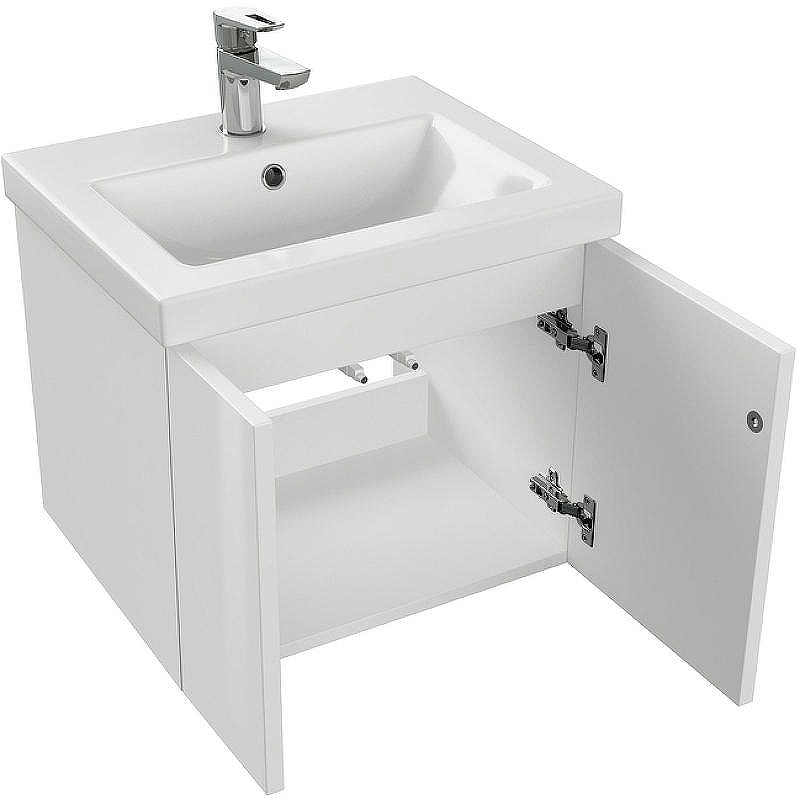 Тумба под раковину Cersanit Colour 50 64257 подвесная Белая, купить, цена, заказать, магазин, доставка, скидка, промокод, купить, цена, заказать, магазин, доставка, скидка, промокод