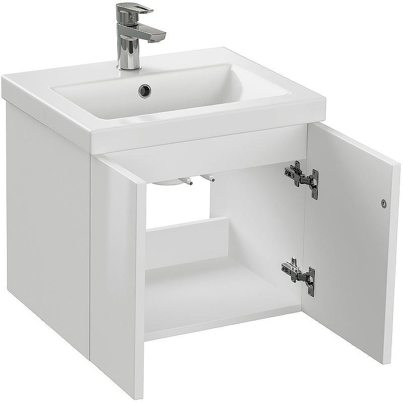 Тумба под раковину Cersanit Colour 50 64257 подвесная Белая, купить, цена, заказать, магазин, доставка, скидка, промокод, купить, цена, заказать, магазин, доставка, скидка, промокод