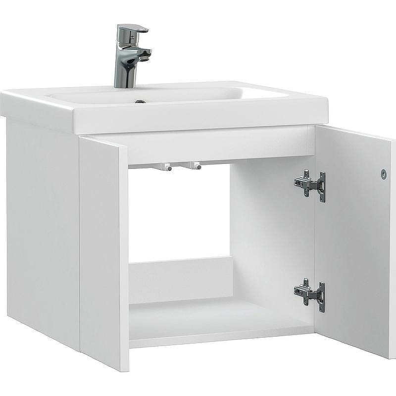 Тумба под раковину Cersanit Colour 50 64257 подвесная Белая, купить, цена, заказать, магазин, доставка, скидка, промокод, купить, цена, заказать, магазин, доставка, скидка, промокод