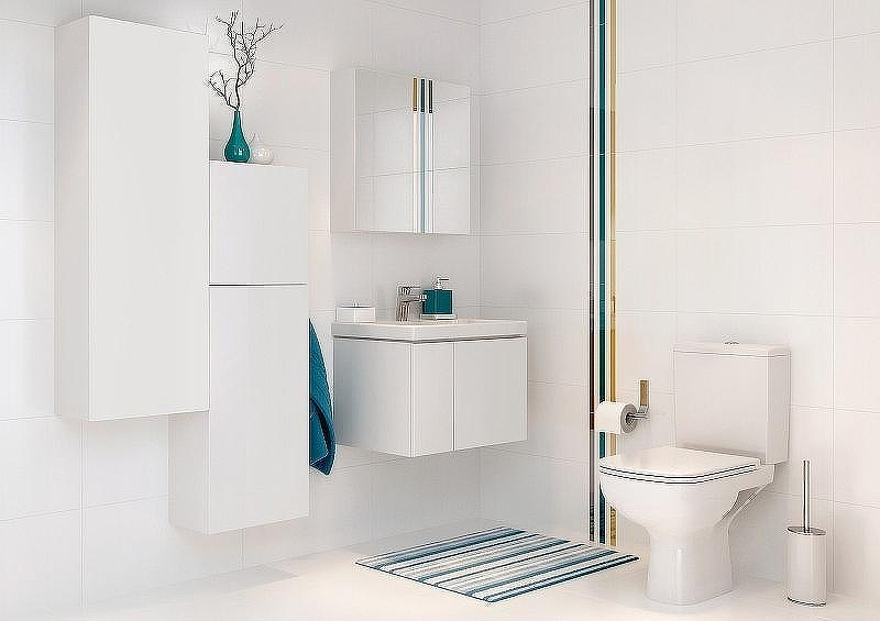 Тумба под раковину Cersanit Colour 50 64257 подвесная Белая, купить, цена, заказать, магазин, доставка, скидка, промокод, купить, цена, заказать, магазин, доставка, скидка, промокод