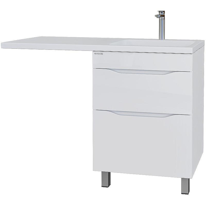 Тумба под раковину Grossman Вилар 120 126011 Белая, купить, цена, заказать, магазин, доставка, скидка, промокод, купить, цена, заказать, магазин, доставка, скидка, промокод