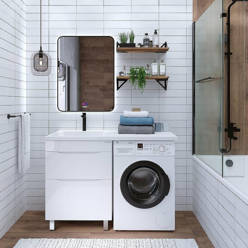 Тумба под раковину Grossman Вилар 120 126011 Белая, купить, цена, заказать, магазин, доставка, скидка, промокод, купить, цена, заказать, магазин, доставка, скидка, промокод