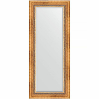 Зеркало Evoform Exclusive 136х56 BY 3516 с фацетом в багетной раме - Римское золото 88, купить, цена, заказать, магазин, доставка, скидка, промокод, купить, цена, заказать, магазин, доставка, скидка, промокод