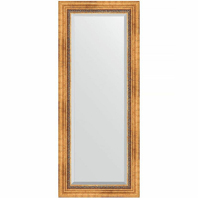 Зеркало Evoform Exclusive 136х56 BY 3516 с фацетом в багетной раме - Римское золото 88