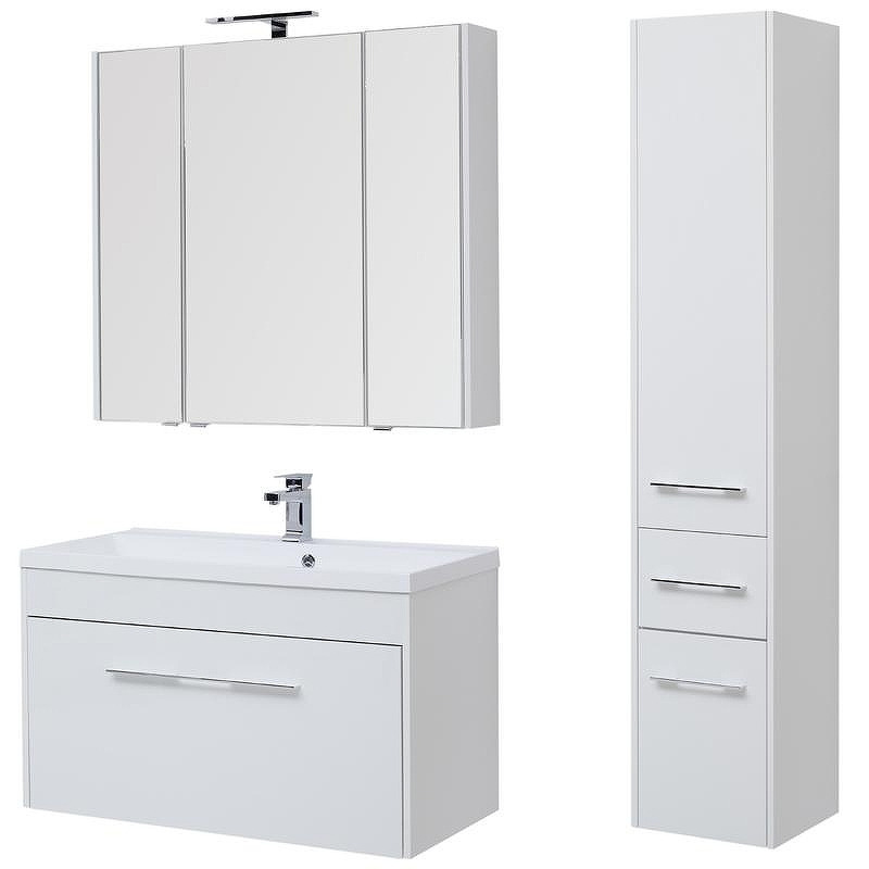 Тумба под раковину Aquanet Августа 100 210019 подвесная Белая, купить, цена, заказать, магазин, доставка, скидка, промокод, купить, цена, заказать, магазин, доставка, скидка, промокод