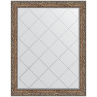 Зеркало Evoform Exclusive-G 120х95 BY 4357 с гравировкой в багетной раме - Виньетка бронзовая 85, купить, цена, заказать, магазин, доставка, скидка, промокод, купить, цена, заказать, магазин, доставка, скидка, промокод