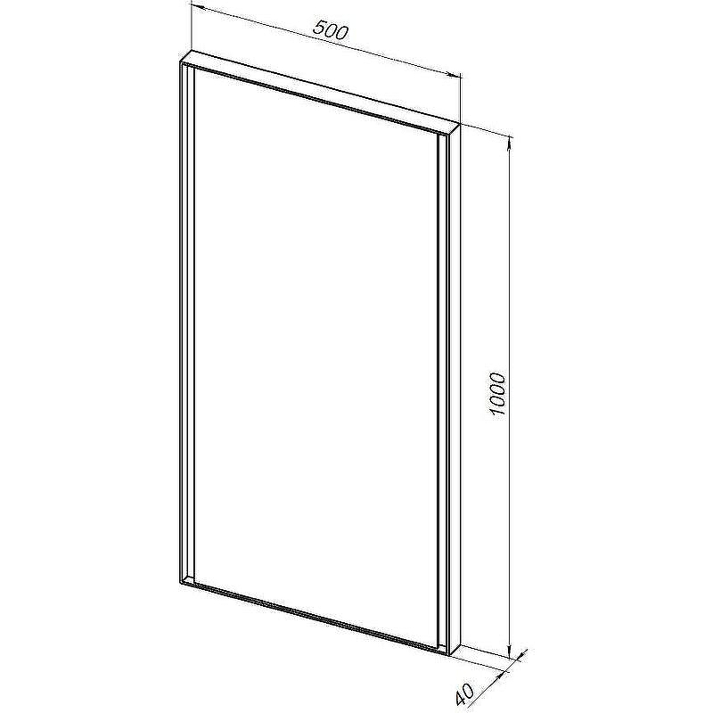Зеркало Allen Brau Infinity 50 1.21021.WT с подсветкой Белое с сенсорным выключателем, купить, цена, заказать, магазин, доставка, скидка, промокод, купить, цена, заказать, магазин, доставка, скидка, промокод