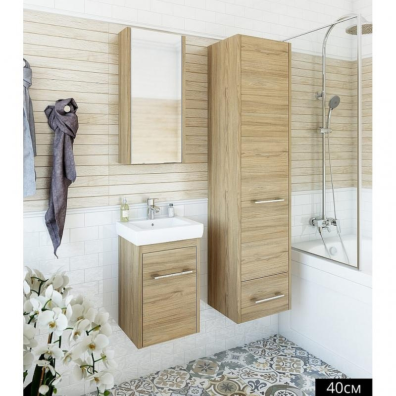 Зеркальный шкаф Sanflor Ларго 40 С0000002328 Швейцарский вяз, купить, цена, заказать, магазин, доставка, скидка, промокод, купить, цена, заказать, магазин, доставка, скидка, промокод