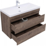 Тумба под раковину Aquanet Нота New 100 334194 подвесная Дуб веллингтон табак, купить, цена, заказать, магазин, доставка, скидка, промокод, купить, цена, заказать, магазин, доставка, скидка, промокод