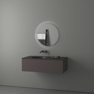 Зеркало Evoform Ledshine d70 BY 2624 с подсветкой 16.5 W - сенсорный выключатель - нейтральный белый свет