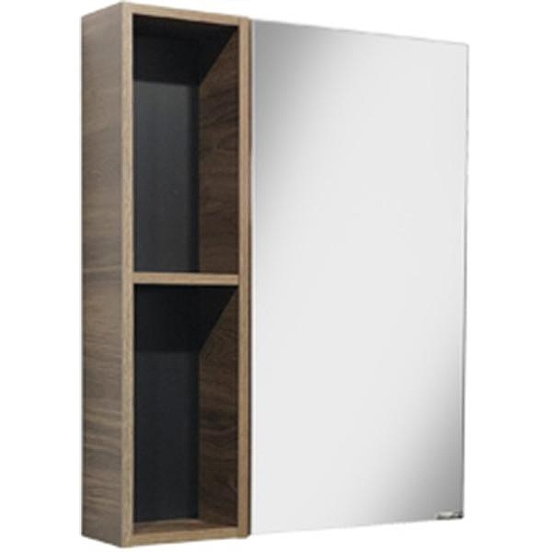 Зеркальный шкаф Comforty Штутгарт 60 00004151036 Дуб темно-коричневый, купить, цена, заказать, магазин, доставка, скидка, промокод, купить, цена, заказать, магазин, доставка, скидка, промокод