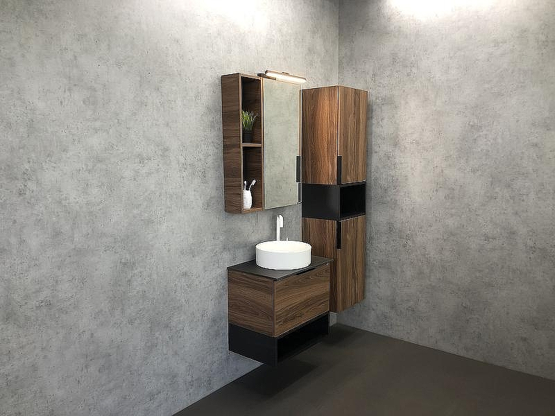 Зеркальный шкаф Comforty Штутгарт 60 00004151036 Дуб темно-коричневый, купить, цена, заказать, магазин, доставка, скидка, промокод, купить, цена, заказать, магазин, доставка, скидка, промокод