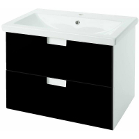 Тумба под раковину Bellezza Пегас 70 4630411270042 подвесная Черная, купить, цена, заказать, магазин, доставка, скидка, промокод, купить, цена, заказать, магазин, доставка, скидка, промокод