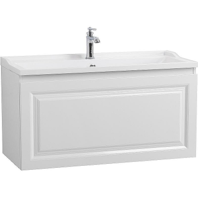 Тумба под раковину Cezares Giubileo 100 GIUBILEO-N-100-1C-SO-BL подвесная Bianco Opaco