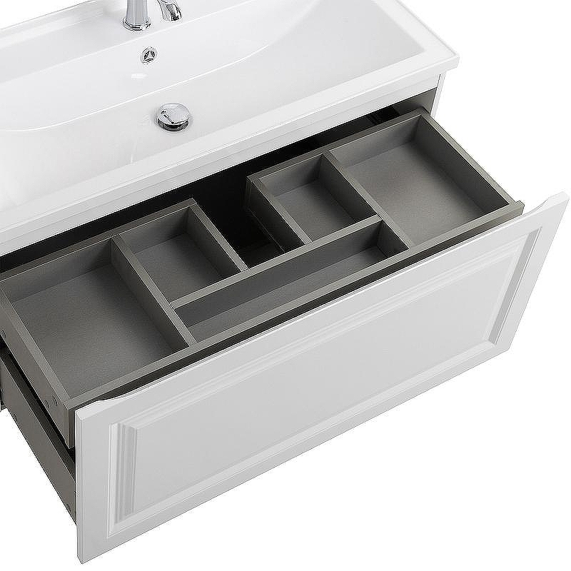 Тумба под раковину Cezares Giubileo 100 GIUBILEO-N-100-1C-SO-BL подвесная Bianco Opaco, купить, цена, заказать, магазин, доставка, скидка, промокод, купить, цена, заказать, магазин, доставка, скидка, промокод