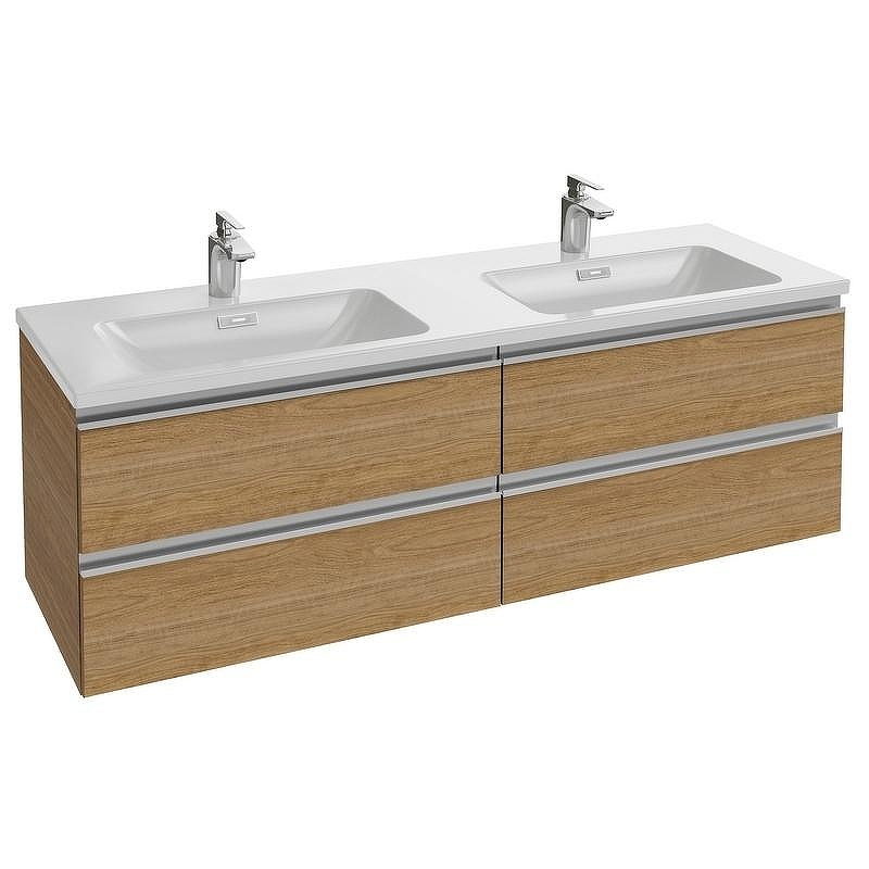 Тумба под раковину Jacob Delafon Vox 140 EB2020-RA-E16 подвесная Ореховое дерево, купить, цена, заказать, магазин, доставка, скидка, промокод, купить, цена, заказать, магазин, доставка, скидка, промокод