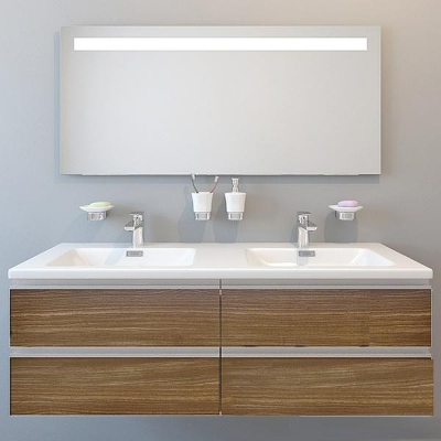 Тумба под раковину Jacob Delafon Vox 140 EB2020-RA-E16 подвесная Ореховое дерево