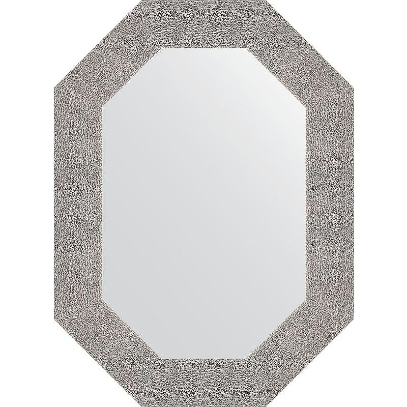 Зеркало Evoform Octagon 56x76 BY 7185 в багетной раме - Чеканка серебряная 90, купить, цена, заказать, магазин, доставка, скидка, промокод, купить, цена, заказать, магазин, доставка, скидка, промокод