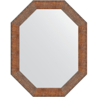 Зеркало Evoform Polygon 96х76 BY 7296 в багетной раме - Медная кольчуга 88, купить, цена, заказать, магазин, доставка, скидка, промокод, купить, цена, заказать, магазин, доставка, скидка, промокод