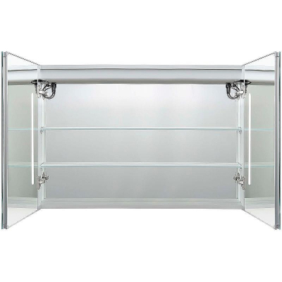 Зеркальный шкаф Aquatek 100 AQ7104-MLC с подсветкой Хром