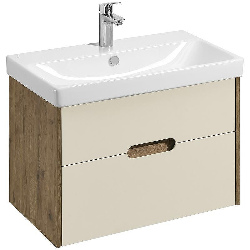 Тумба под раковину Aquaton Оливия 80 1A283101OLVG0 подвесная Бежевая Дуб велл, купить, цена, заказать, магазин, доставка, скидка, промокод, купить, цена, заказать, магазин, доставка, скидка, промокод
