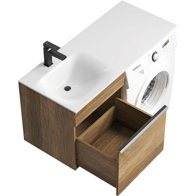 Тумба под раковину Aqwella Terra 115 TER01051DB подвесная Дуб балтийский