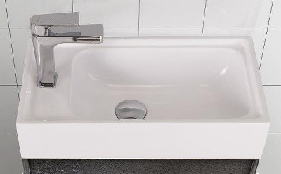 Тумба под раковину Art&Max Family-500-1D-SO-PE подвесная Бетон Экзотик