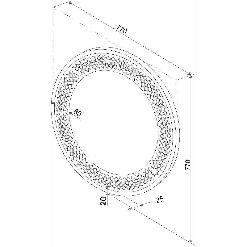 Зеркало Континент Uranus D 770 ЗЛП58 с подсветкой с сенсорным выключателем, купить, цена, заказать, магазин, доставка, скидка, промокод, купить, цена, заказать, магазин, доставка, скидка, промокод