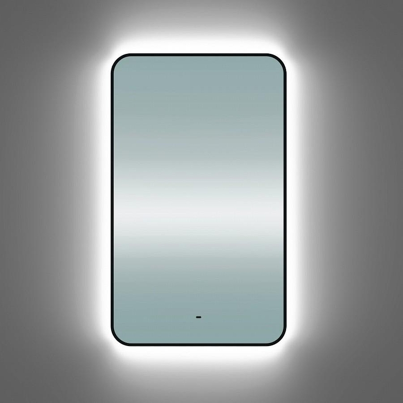 Зеркало Maretti Florenza 60 FL1460100P14EL с подсветкой цвет Черный с бесконтактным выключателем, купить, цена, заказать, магазин, доставка, скидка, промокод, купить, цена, заказать, магазин, доставка, скидка, промокод