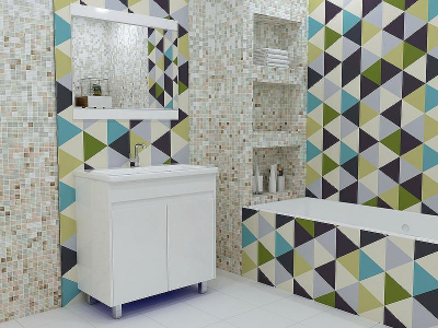 Зеркало Stella Polar Фаворита 60 SP-00000165 Белое