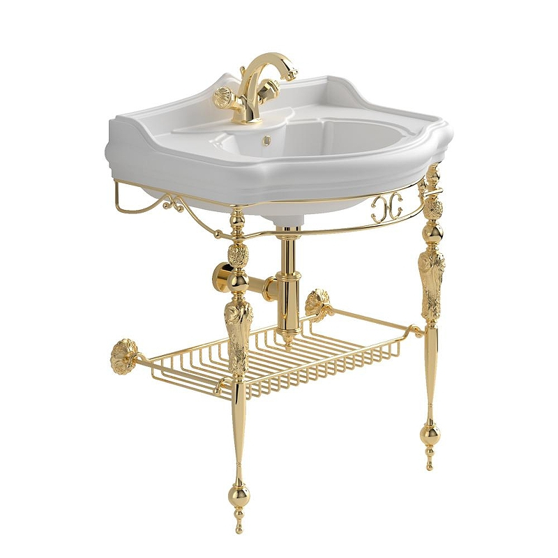 Консоль с раковиной Migliore Bella 73 31193 цвет Золото, купить, цена, заказать, магазин, доставка, скидка, промокод, купить, цена, заказать, магазин, доставка, скидка, промокод