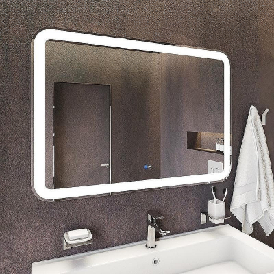 Зеркало Iddis Edifice 100 ЗЛП109 с подсветкой Белое