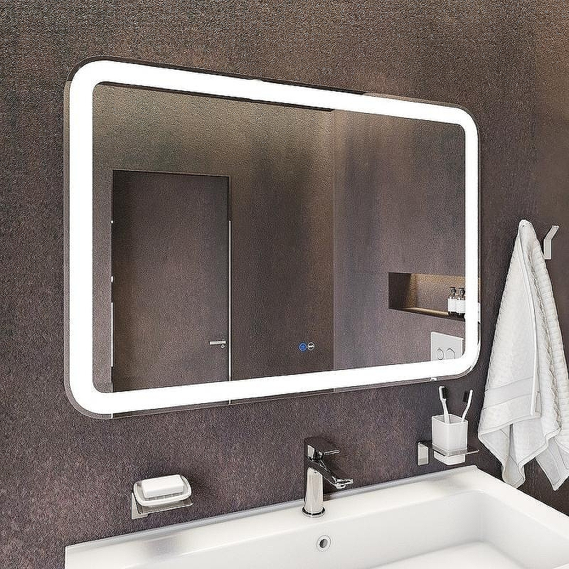 Зеркало Iddis Edifice 100 ЗЛП109 с подсветкой Белое, купить, цена, заказать, магазин, доставка, скидка, промокод, купить, цена, заказать, магазин, доставка, скидка, промокод