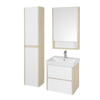 Тумба под раковину Aquaton Сканди 55 1A251701SDB20 подвесная Белый Дуб верона