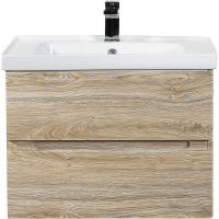Тумба под раковину Art&Max AM-Techno-700-2C-SO-LW823 подвесная Дуб мелфорд, купить, цена, заказать, магазин, доставка, скидка, промокод, купить, цена, заказать, магазин, доставка, скидка, промокод